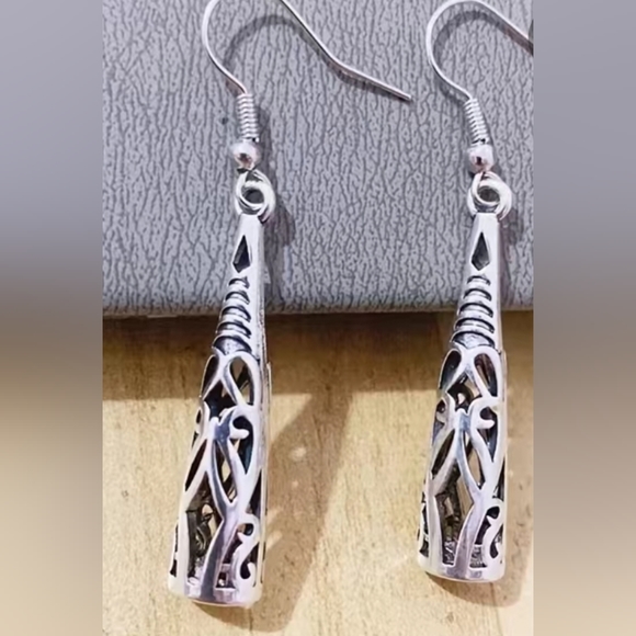 Vintage Style Tassel Dangle Earrings Bohemian Fashion Long Drop Dangle Earrings - Picture 2 of 4